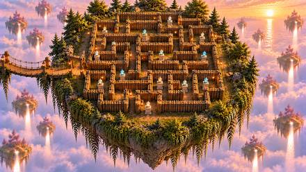 Le labyrinthe de palissades