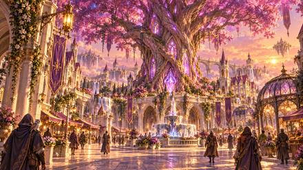 La place de l'Arbre, à hauteur de joueur