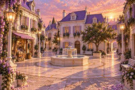 La place de quartier